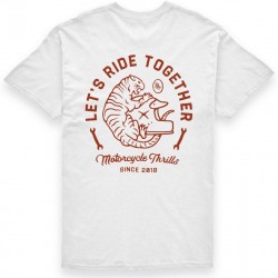 T-SHIRT BROGER TIGER WHITE 