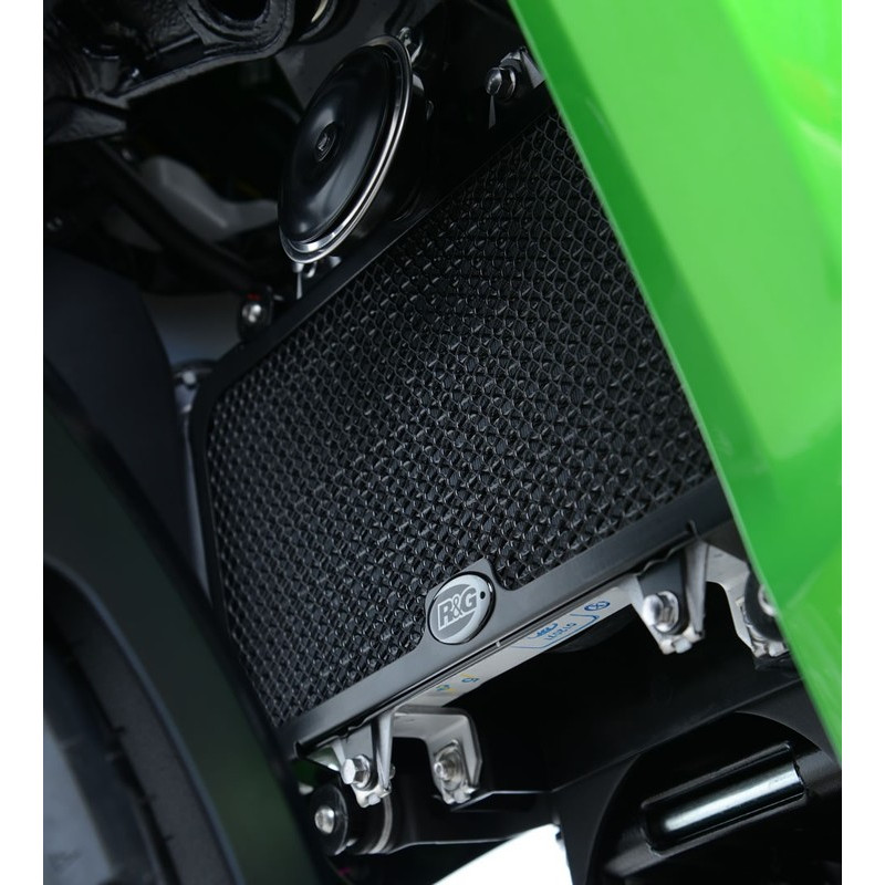 OSŁONA CHŁODNICY RG RACING KAWASAKI VERSYS X-250/300, BLACK