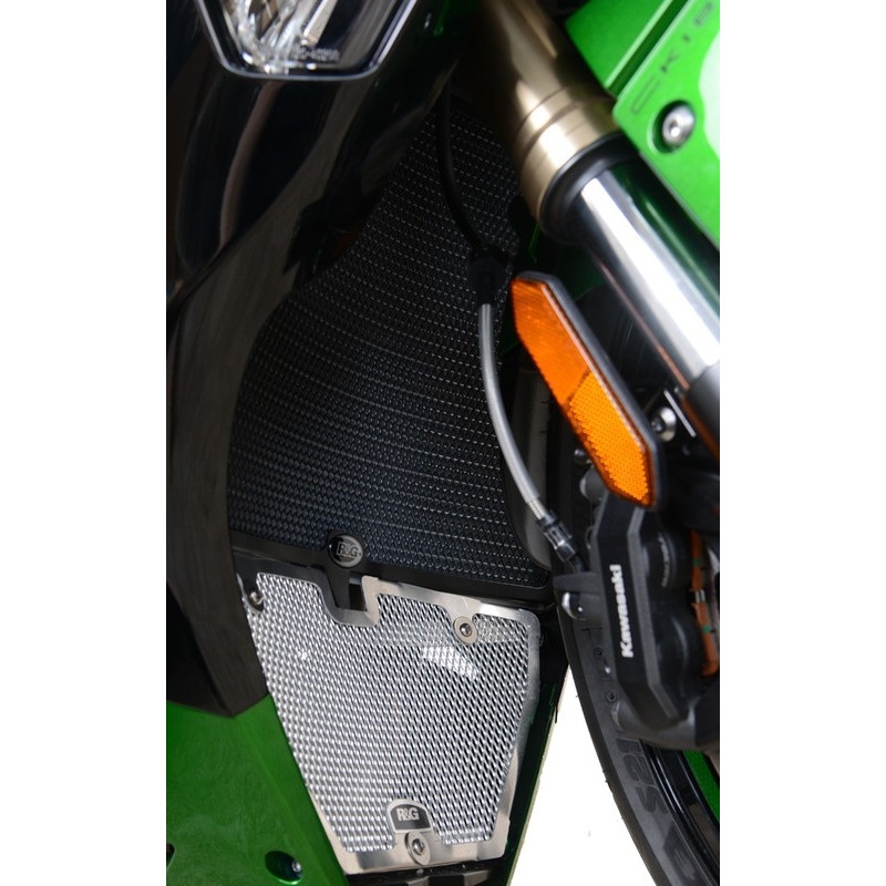 OSŁONA CHŁODNICY RG RACING KAWASAKI H2 SX, BLACK