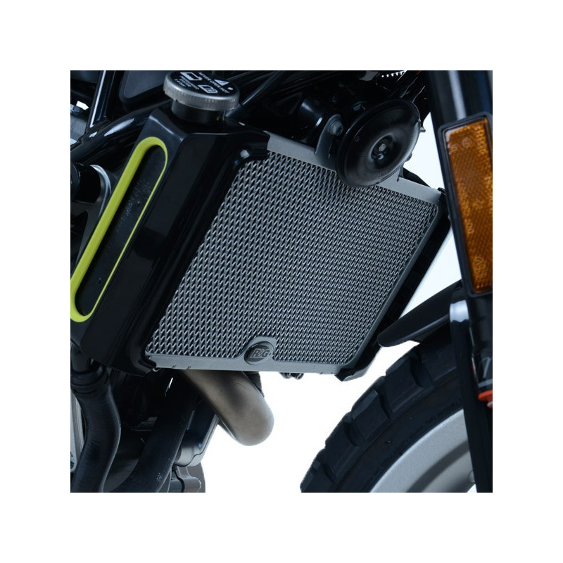 OSŁONA CHŁODNICY RG RACING HUSQVARNA VITPILEN/SVARTPILEN 401, KTM 390 DUKE 17, TITANIUM