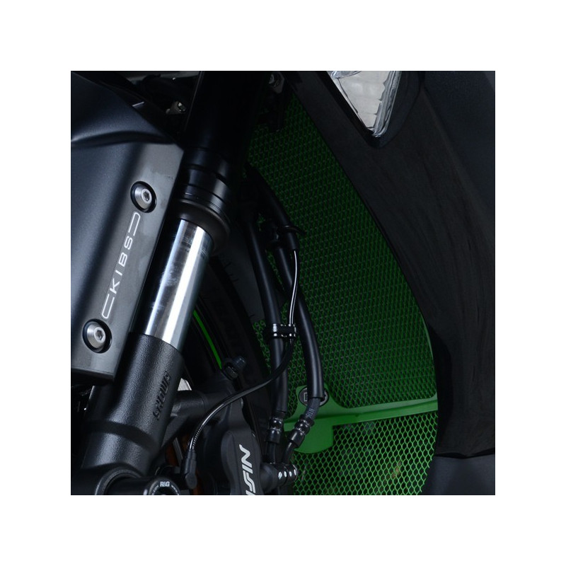 OSŁONA CHŁODNICY RG RACING KAWASAKI ZX636 19, GREEN
