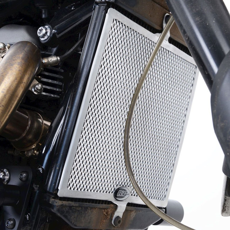 OSŁONA CHŁODNICY RG RACING TRIUMPH SCRAMBER 1200 XC/XE 19-, TITANIUM