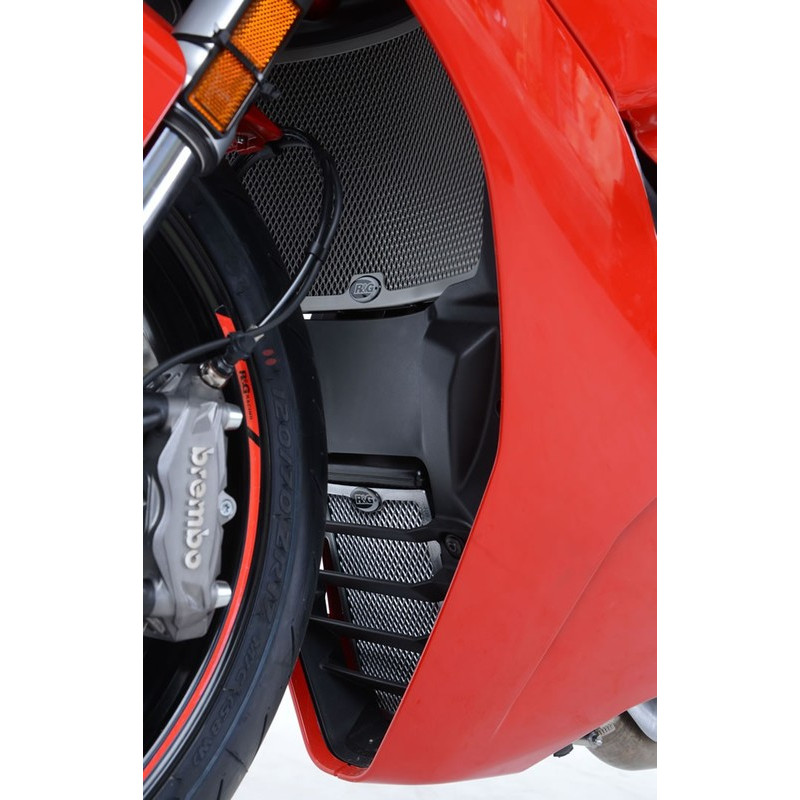 OSŁONA CHŁODNICY RG RACING DUCATI SUPERSPORT (S) (17-), SILVER