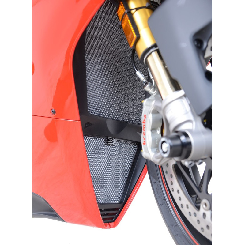 OSŁONA CHŁODNICY CIECZY I OLEJU RG RACING DUCATI PANIGALE V4/V4S/SPECIALE BLACK