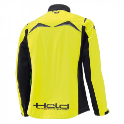 KURTKA TEKSTYLNA HELD RAINBLOCK TOP BLACK/FLUO YELLOW 