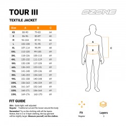 KURTKA TEKSTYLNA OZONE TOUR III BLACK/FLUO YELLOW 