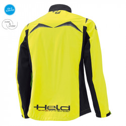 KURTKA TEKSTYLNA HELD LADY RAINBLOCK TOP BLACK/FLUO YELLOW 