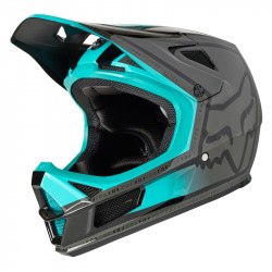 KASK ROWEROWY FOX RAMPAGE COMP CALI TEAL  ENDURO CROSS