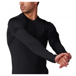 KOSZULKA Z DŁUGIM RĘKAWEM FOX TECBASE FIRE BLACK  ENDURO CROSS