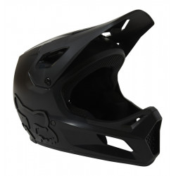 KASK ROWEROWY FOX JUNIOR RAMPAGE BLACK/BLACK  ENDURO CROSS