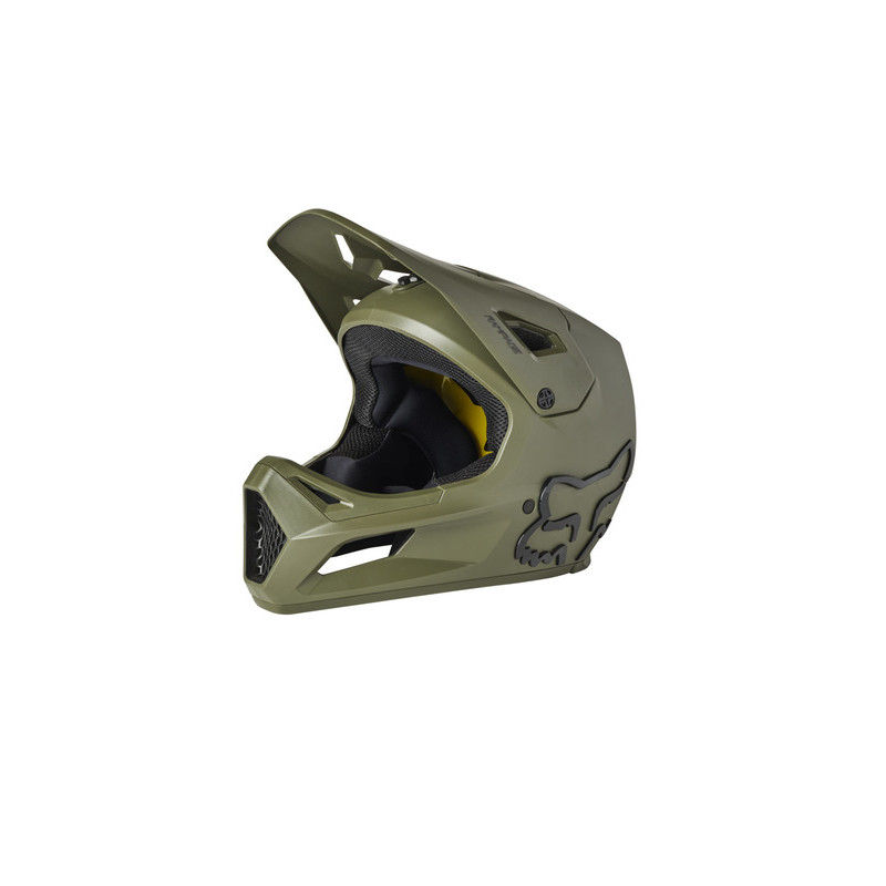 KASK ROWEROWY FOX JUNIOR RAMPAGE OLIVE GREEN  ENDURO CROSS