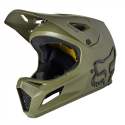 KASK ROWEROWY FOX JUNIOR RAMPAGE OLIVE GREEN  ENDURO CROSS
