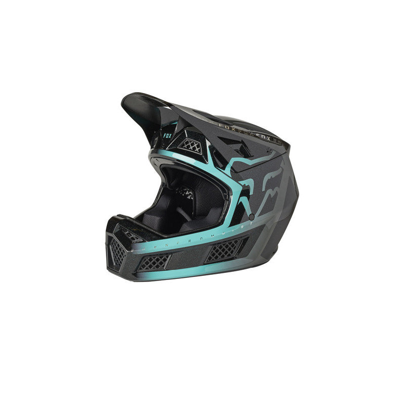 KASK ROWEROWY FOX RAMPAGE PRO CARBON CALI TEAL  ENDURO CROSS