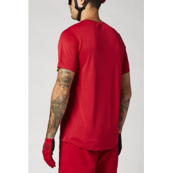 KOSZULKA ROWEROWA FOX RANGER BLOCK CHILI  ENDURO CROSS