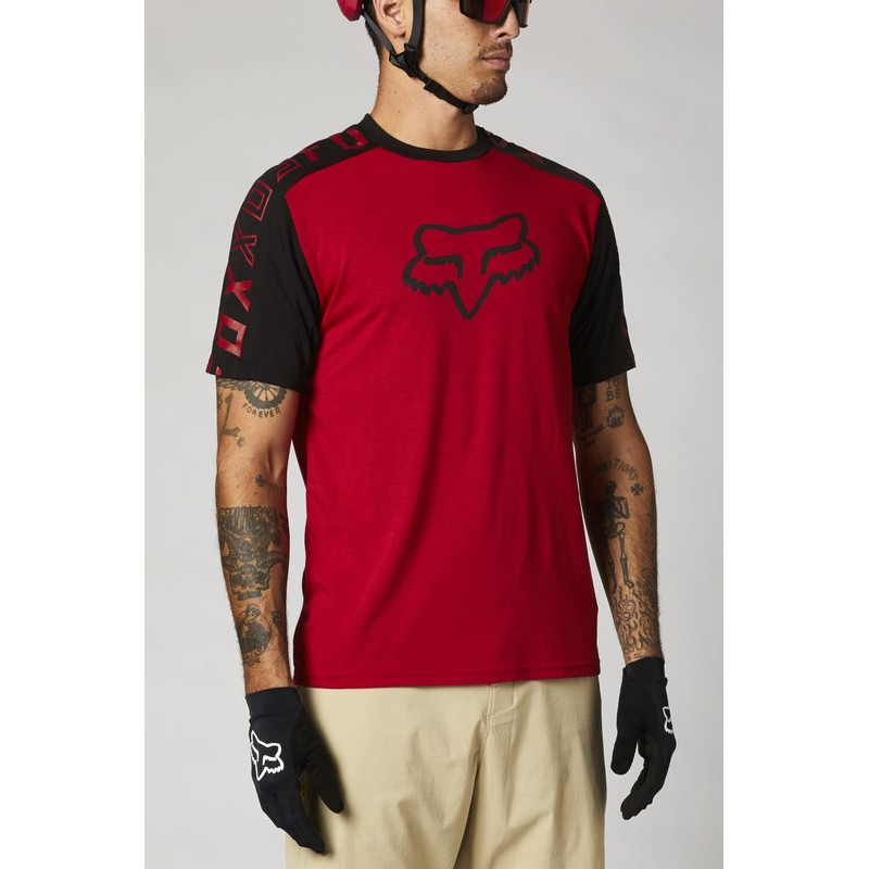 KOSZULKA ROWEROWA FOX RANGER DR CHILI  ENDURO CROSS