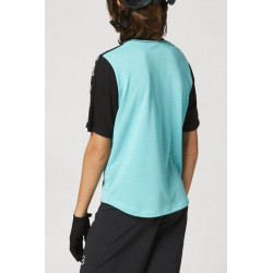 KOSZULKA ROWEROWA FOX JUNIOR RANGER DR TEAL  ENDURO CROSS