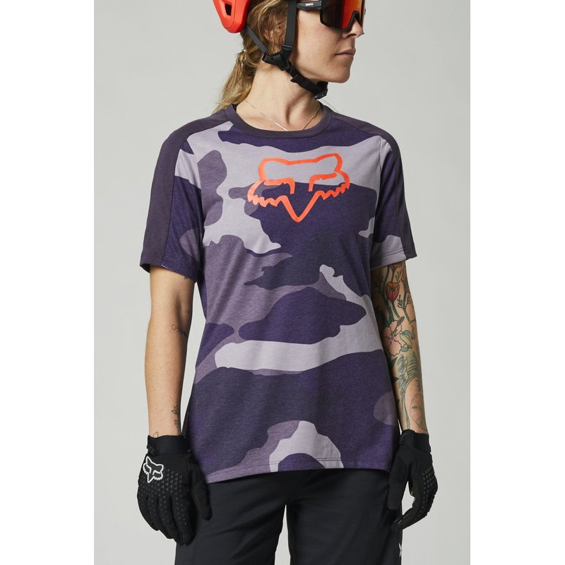 KOSZULKA ROWEROWA FOX LADY RANGER DR DARK PURPLE  ENDURO CROSS