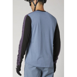 KOSZULKA ROWEROWA FOX Z DŁUGIM RĘKAWEM RANGER DR MATTE BLUE  ENDURO CROSS