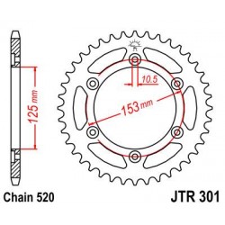 ZEBATKA NAPĘDZANA JT JTR301.