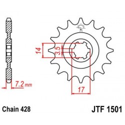 ZEBATKA NAPĘDOWA JT JTF1501.