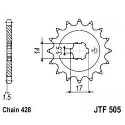ZEBATKA NAPĘDOWA JT JTF505.