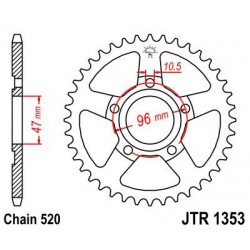ZEBATKA NAPĘDZANA JT JTR1353.