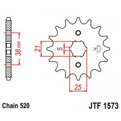 ZEBATKA NAPĘDOWA JT JTF1573.