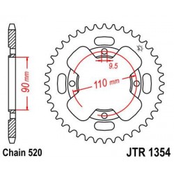 ZEBATKA NAPĘDZANA JT JTR1354.