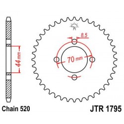 ZEBATKA NAPĘDZANA JT JTR1795.