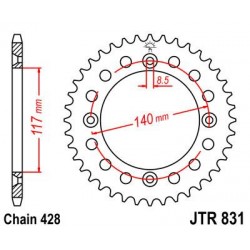 ZEBATKA NAPĘDZANA JT JTR831.