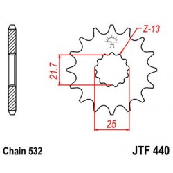 ZEBATKA NAPĘDOWA JT JTF440.