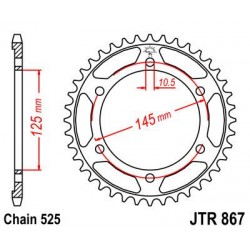 ZEBATKA NAPĘDZANA JT JTR867.