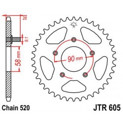 ZEBATKA NAPĘDZANA JT JTR605.