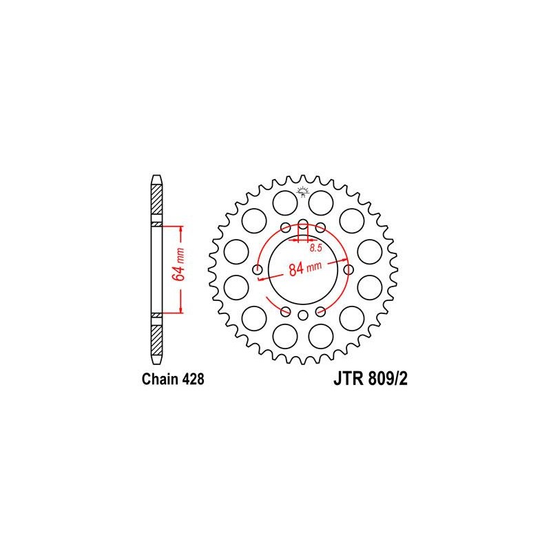 ZEBATKA NAPĘDZANA JT JTR809/2.