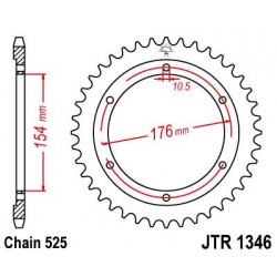 ZEBATKA NAPĘDZANA JT JTR1346.