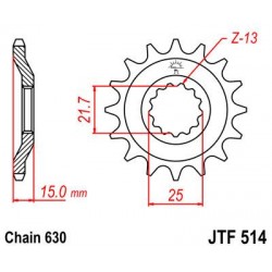 ZEBATKA NAPĘDOWA JT JTF514.