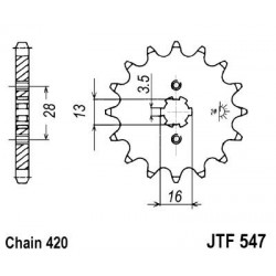 ZEBATKA NAPĘDOWA JT JTF547.