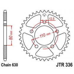 ZEBATKA NAPĘDZANA JT JTR336.