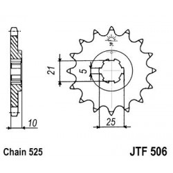 ZEBATKA NAPĘDOWA JT JTF506.