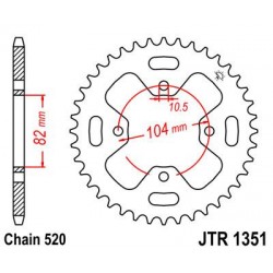 ZEBATKA NAPĘDZANA JT JTR1351.