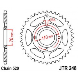ZEBATKA NAPĘDZANA JT JTR248.