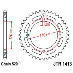 ZEBATKA NAPĘDZANA JT JTR1413.