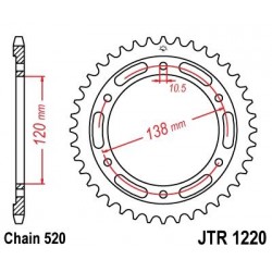 ZEBATKA NAPĘDZANA JT JTR1220.