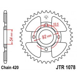 ZEBATKA NAPĘDZANA JT JTR1078.