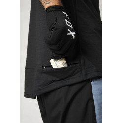 KOSZULKA ROWEROWA FOX RANGER POWER DRY BLACK  ENDURO CROSS