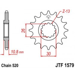 ZEBATKA NAPĘDOWA JT JTF1579.