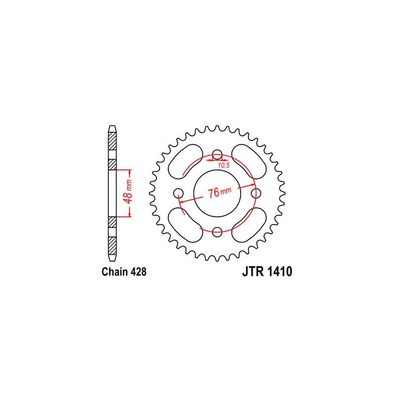 ZEBATKA NAPĘDZANA JT JTR1410.