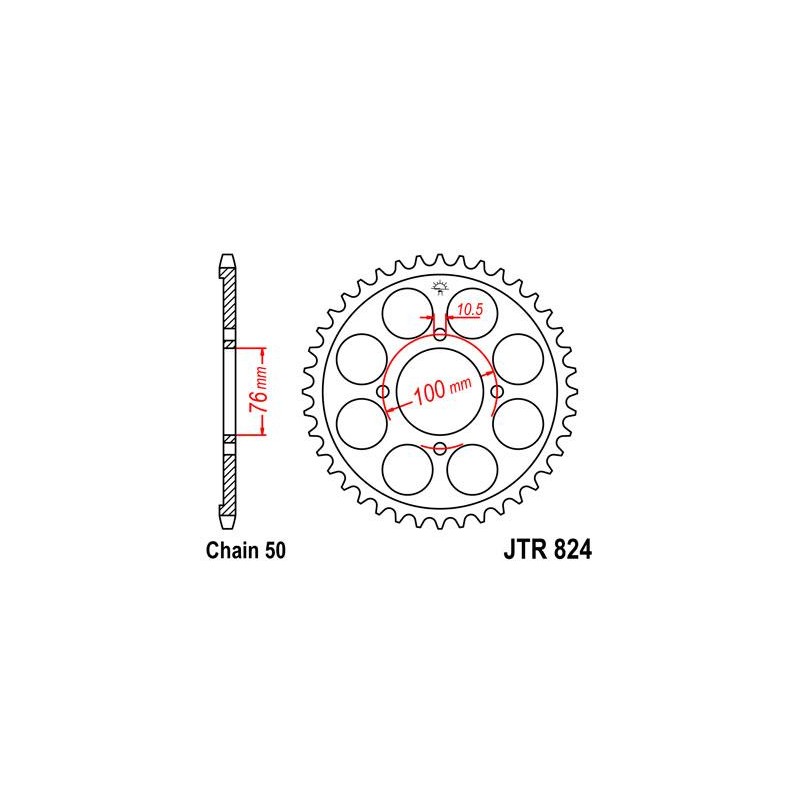 ZEBATKA NAPĘDZANA JT JTR824.