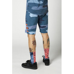 SPODENKI ROWEROWE FOX RANGER BLUE CAMO  ENDURO CROSS