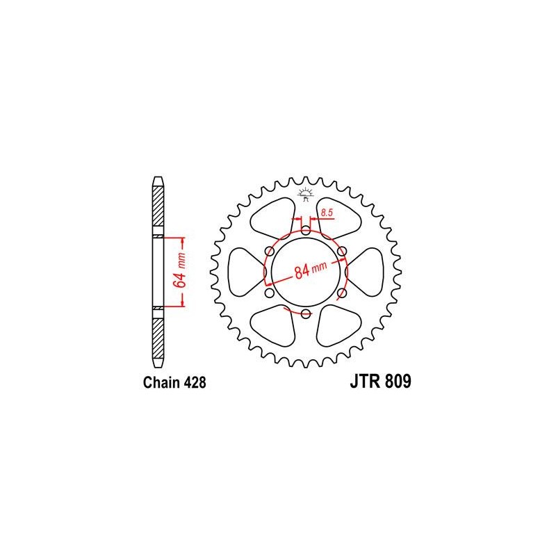 ZEBATKA NAPĘDZANA JT JTR809.